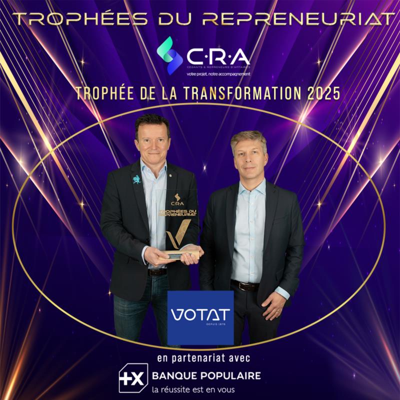 Photo lauréat du Trophée de la Transformation 2025