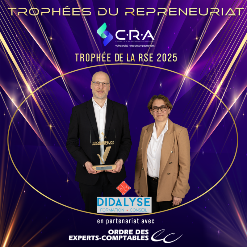 Photo lauréat throphée de la RSE