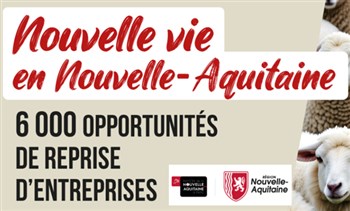 Nouvelle vie en Nouvelle-Aquitaine - Opportunités de reprise d'entreprises